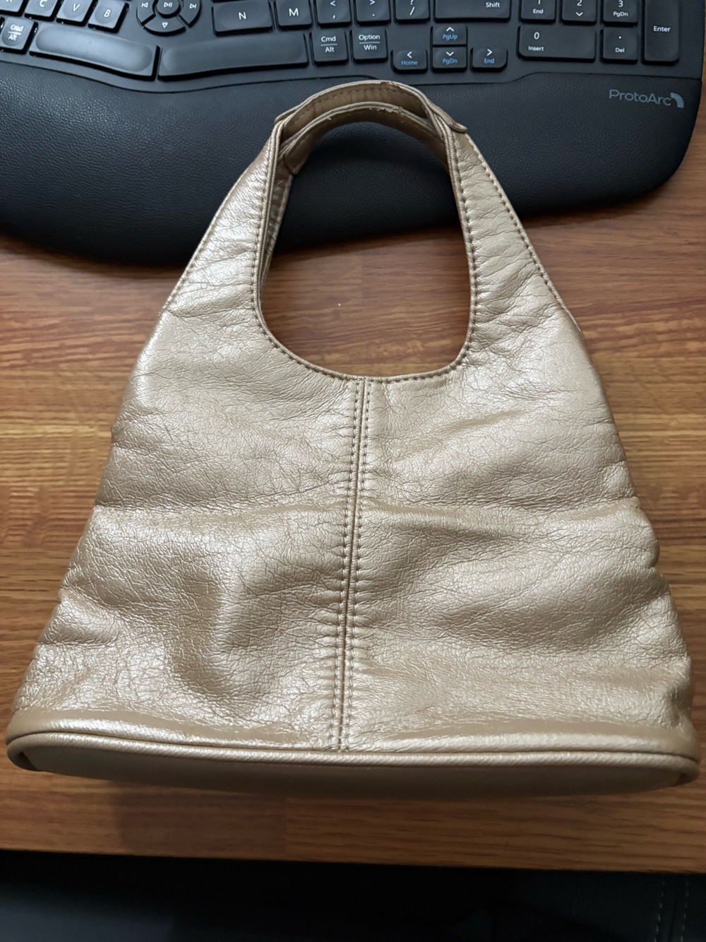 St. John Bay Gold Bag